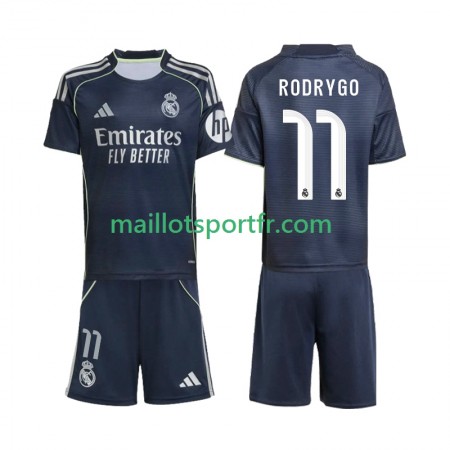 Maillot de Foot Real Madrid Rodrygo 11 Enfant Exterieur 2025/26 Maillot de Foot Real Madrid Rodrygo 11 Enfant Exterieur 2025/26